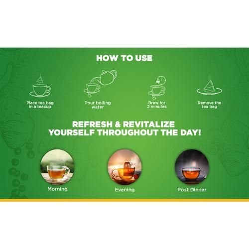 Dabur Vedic Suraksha Black Tea - Immunity Booster,  37.5 g (25 Bags x 1.5 g each) -6.webp